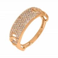 Золота Каблучка з фіанітом (арт. 428228)