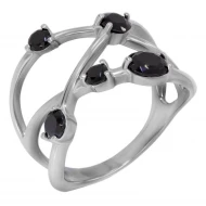 Серебряное Кольцо с фианитом (арт. 10195р)