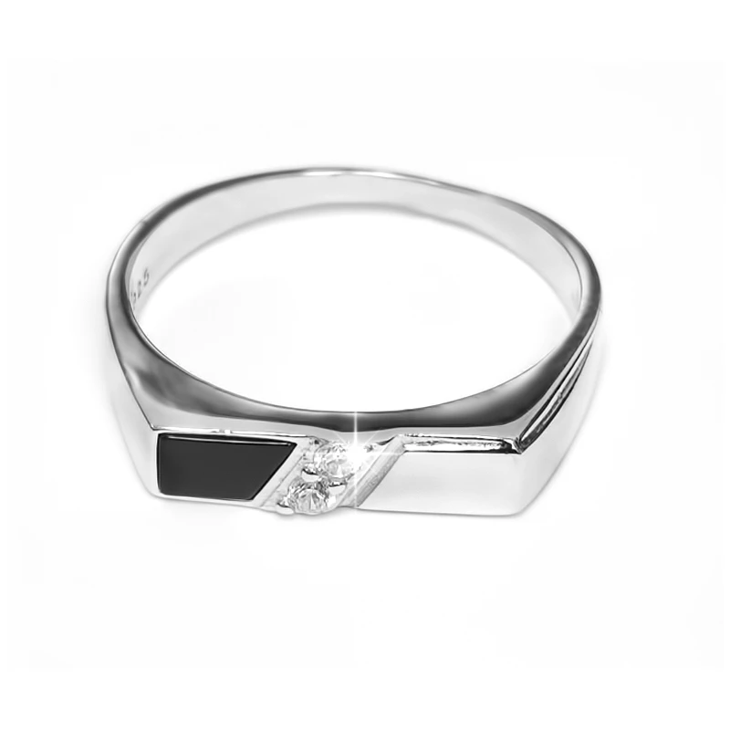 Срiбна Каблучка з оніксом (арт. К2ФО/492)