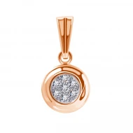 Золота підвіска з діамантами (арт. 412)