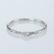 Серебряное Кольцо с фианитом (арт. 2857.1)