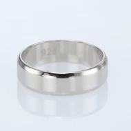 Серебряное обручальное кольцо американка (арт. 510457)