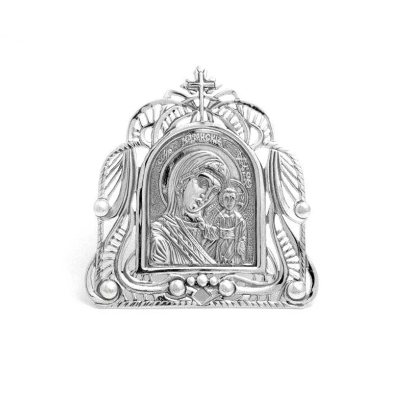 Серебряная икона (арт. Икона 16 Казанская)