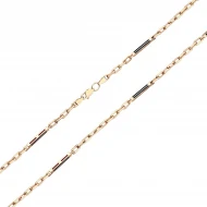 Золотая цепочка с эмалью плетение Якорное фантазийное (арт. 895006Е)