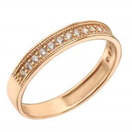 Золотое кольцо с фианитом (арт. 380536)