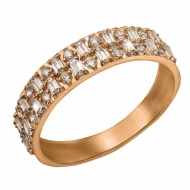 Золотое кольцо с фианитом (арт. 380564)