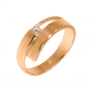 Золотое кольцо с фианитом (арт. 380610)