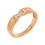 Золотое кольцо с фианитом (арт. 428207)