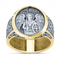 Серебряное кольцо (арт. 14860-ЗЧФ)