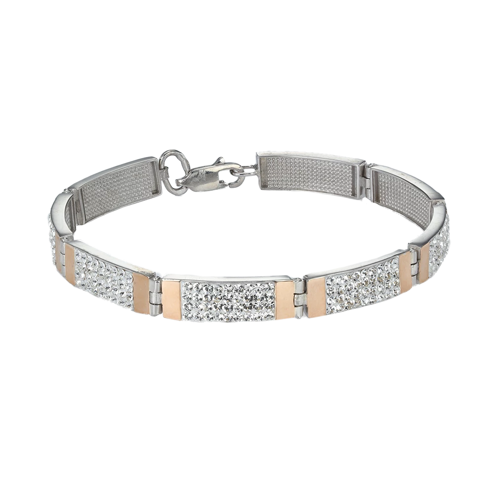 Серебряный Браслет с сваровски (арт. 119брР)