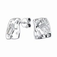 Серебряные серьги-пусети (арт. С/б-к-4)