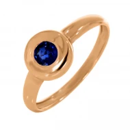 Золотое кольцо с сапфиром (арт. 205сапф)