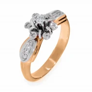 Золотое кольцо с бриллиантом (арт. 701-911)