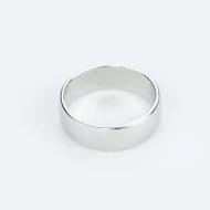 Серебряное обручальное кольцо классическое комфорт (арт. 10201-ДР)