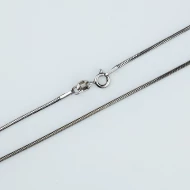 Серебряная цепочка плетение Снейк (арт. ССТ 14D Rod.Rh)