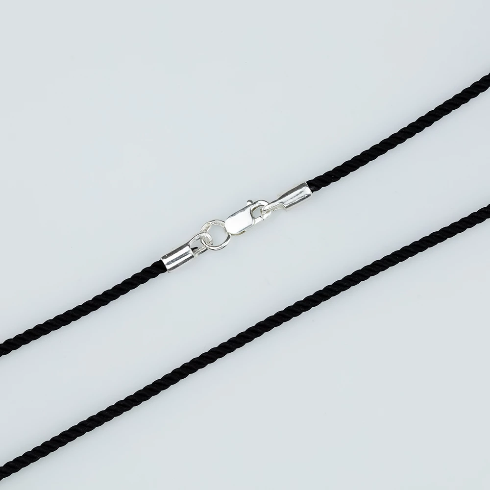 Серебряный шнурок на шею (арт. 59027/ч Милан канат 2)