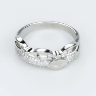 Серебряное кольцо с куб.окс.циркония (арт. 142к)