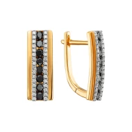 Золотi сережки з діамантами (арт. E26603-9.200-1395)