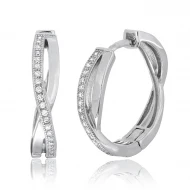 Срiбнi Сережки з фіанітом (арт. СК2Ф/231)