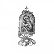 Серебряная икона (арт. 2.77.0030 БМ Владимирская)