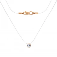 Золоте кольє з куб. окс. цирконію (арт. 360076)