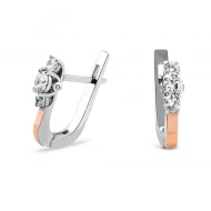 Срiбнi Сережки з куб. окс. цирконію (арт. 646С.Rh)