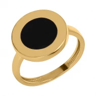 Золотое кольцо с эмалью (арт. 431322)