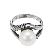 Серебряное Кольцо с жемчугом (арт. 6-NR4978-ЖБ)