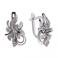 Золотi сережки з діамантами (арт. 3б)