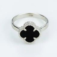 Серебряное кольцо с ониксом (арт. FR13373)