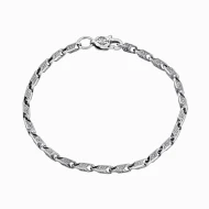 Срiбний Браслет плетіння Фантазійне (арт. Добриня 2 Е)