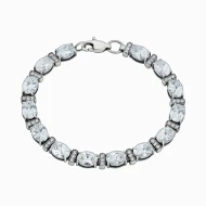 Срiбний Браслет плетіння Фантазійне (арт. Увертюра)