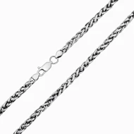 Серебряная цепочка плетение Колосок (арт. Колос Е)