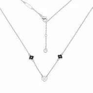 Срiбне кольє з куб. окс. цирконію (арт. К-ч/б-22-0)