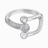 Серебряное Кольцо с куб.окс.циркония (арт. 200-К-ц-к)