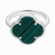 Серебряное Кольцо с малахитом (арт. М1.4)