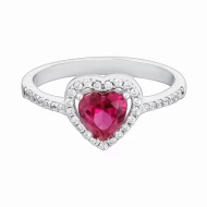 Серебряное Кольцо с куб.окс.циркония (арт. П-с-ч-к)