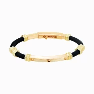 Золотой Браслет с фианитом/куб.цирконием (арт. Б2606)