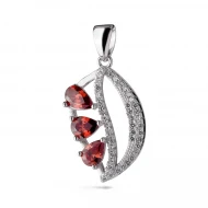 Серебряная Подвеска с фианитом/куб.цирконием (арт. 12-7S07867-Р)