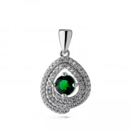 Серебряная Подвеска с цирконием (арт. 12-7S08397-Р)