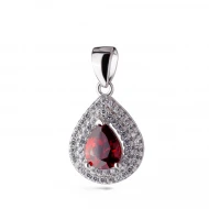 Серебряная Подвеска с фианитом/куб.цирконием (арт. 12-7S08209-Р)