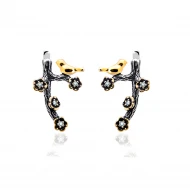 Серебряные Серьги с фианитом (арт. 4851)