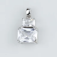 Серебряная Подвеска с фианитом (арт. FP16329)