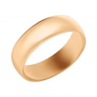 Золотое обручальное кольцо классическое (арт. ОКЗБ05)