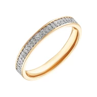 Золотое кольцо с бриллиантом (арт. к614)