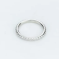Серебряное кольцо с фианитом (арт. 510417б)