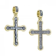 Золотой крестик (арт. 11534-Ч евро)
