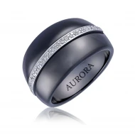 Серебряное Кольцо с керамикой (арт. С1107ч)