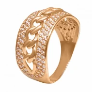 Золотое Кольцо с фианитом (арт. 380223)