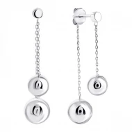Серебряные серьги-пусети (арт. С2/1163)